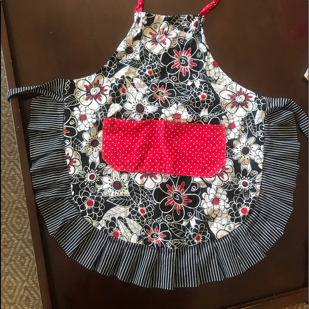 Pretty floral apron
